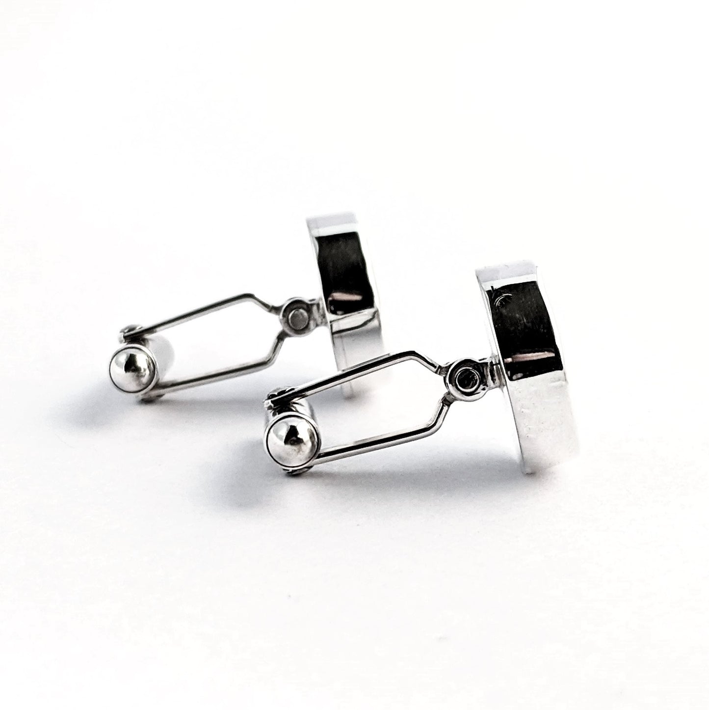 Sterling Silver Circuit Board Cufflinks