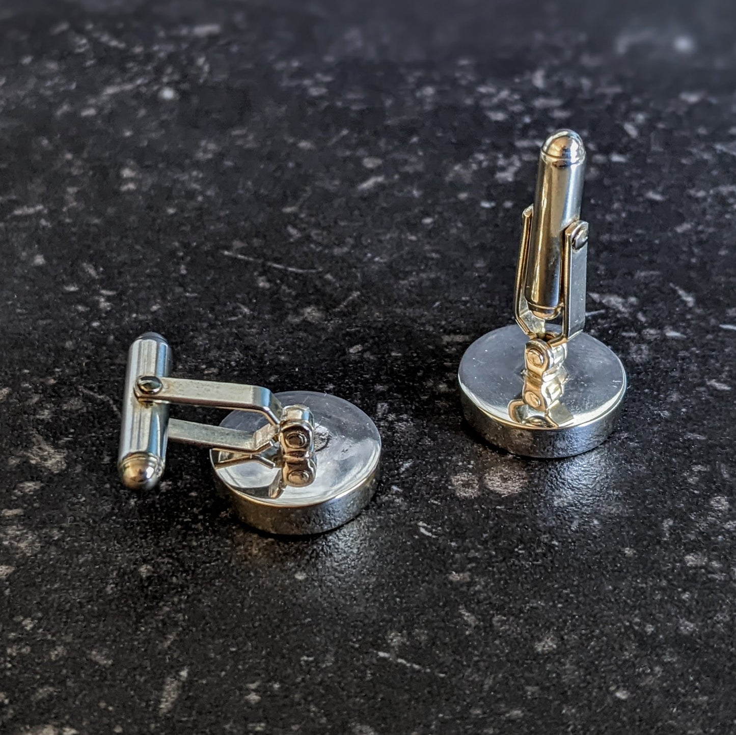 Sterling Silver Circuit Board Cufflinks