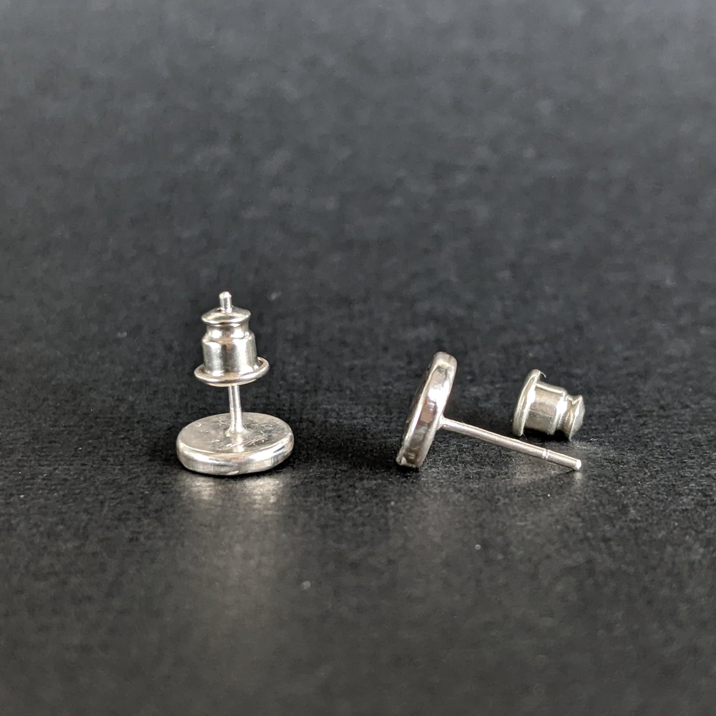 Sterling Silver Circuit Board Stud Earrings