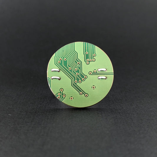 Sterling Silver Circuit Board Ring