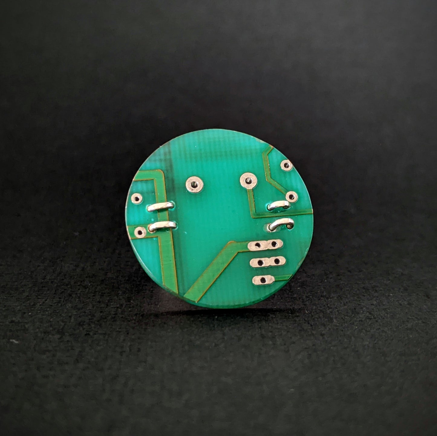 Sterling Silver Circuit Board Ring