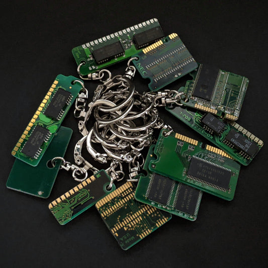 Circuit Board Keyring 10-Pack